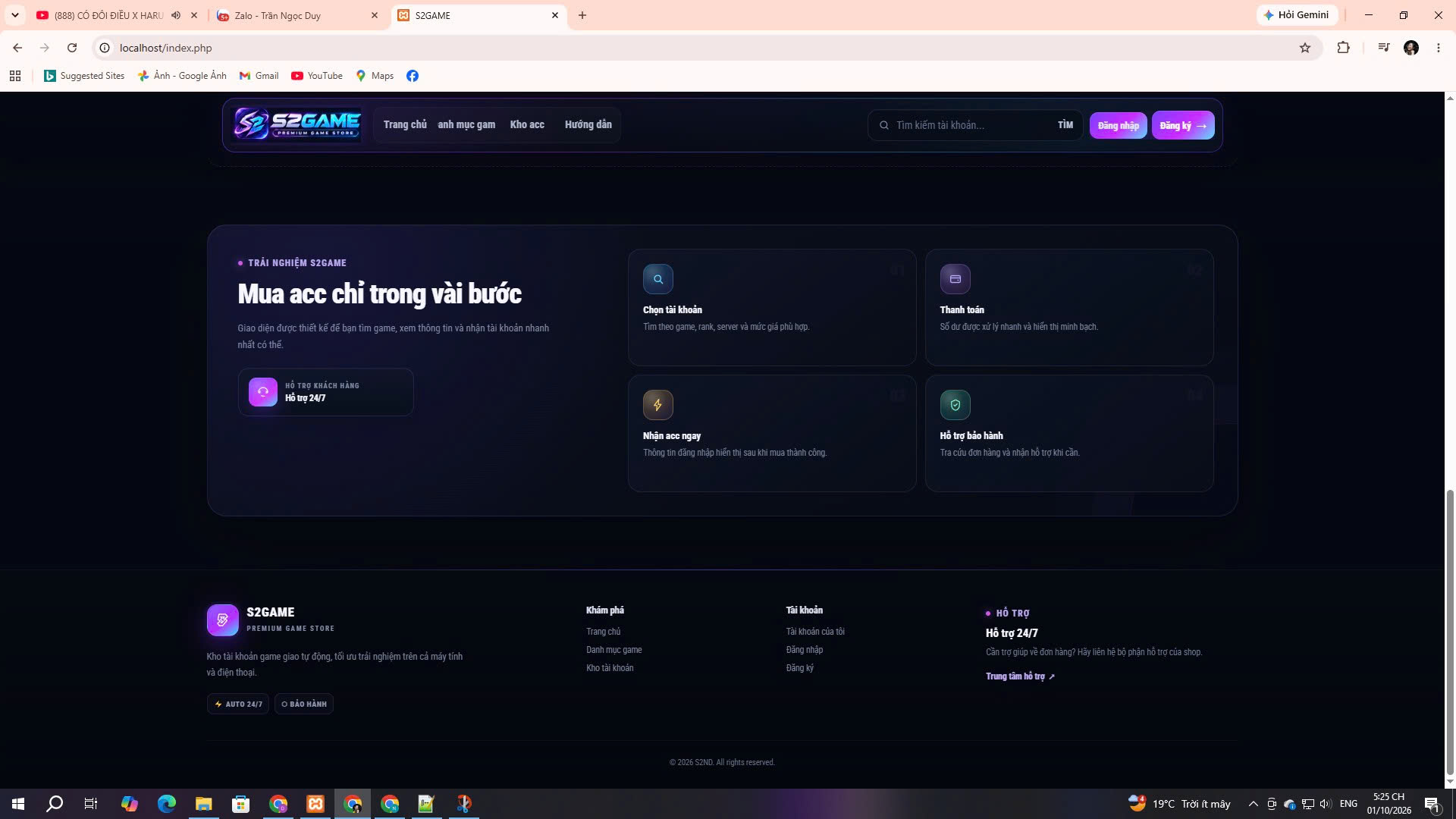 Source Shop Bán Acc Game Đủ Thể Loại - ảnh 9