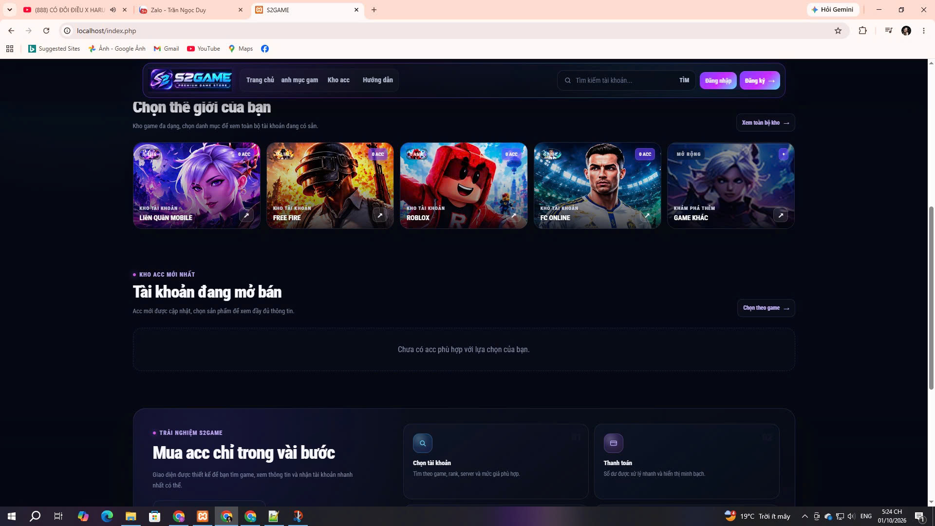 Source Shop Bán Acc Game Đủ Thể Loại - ảnh 10