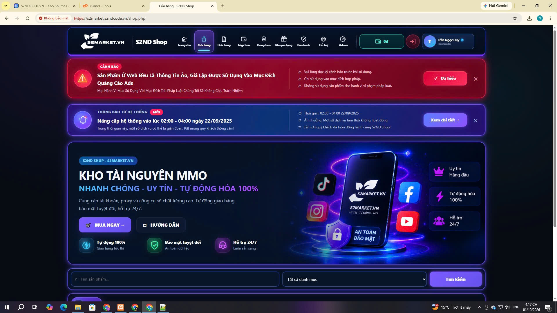 Source S2MARKET - Bán Clone Full MXH - ảnh 4