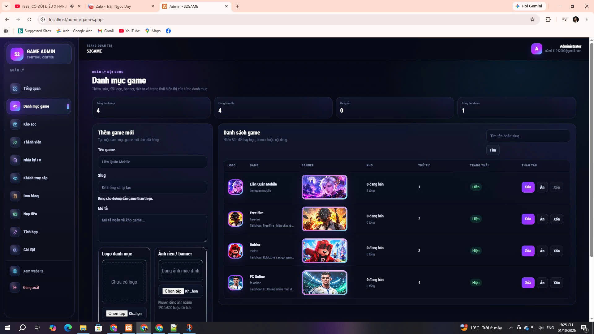 Source Shop Bán Acc Game Đủ Thể Loại - ảnh 6